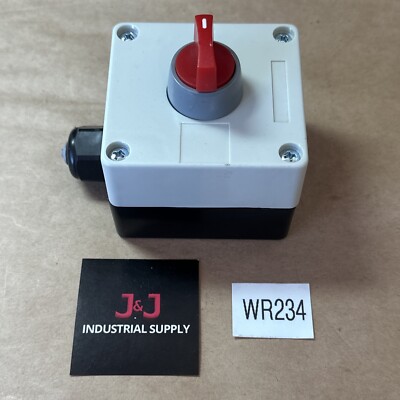 Auspicious Red 2-Position Selector Switch Control Station Enclosure 120/240VAC