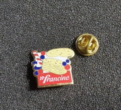 Pin's Francine Mehl Kuchen Kuchen Pfannkuchen Lebensmittel - Pin Badge L2