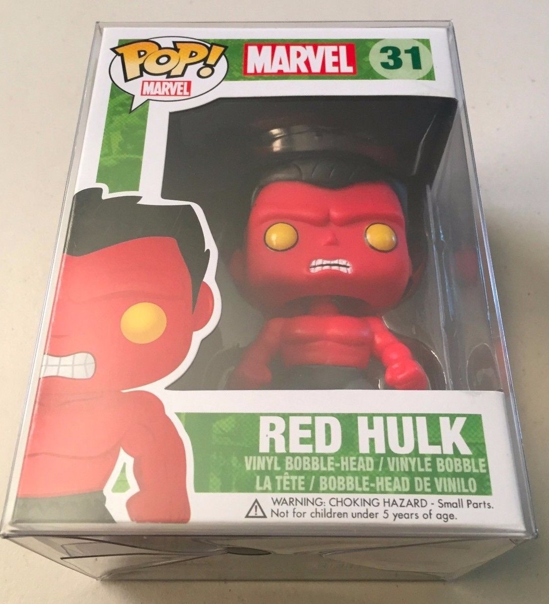 Funko Pop Marvel Red Hulk #31 Vaulted Retired | eBay