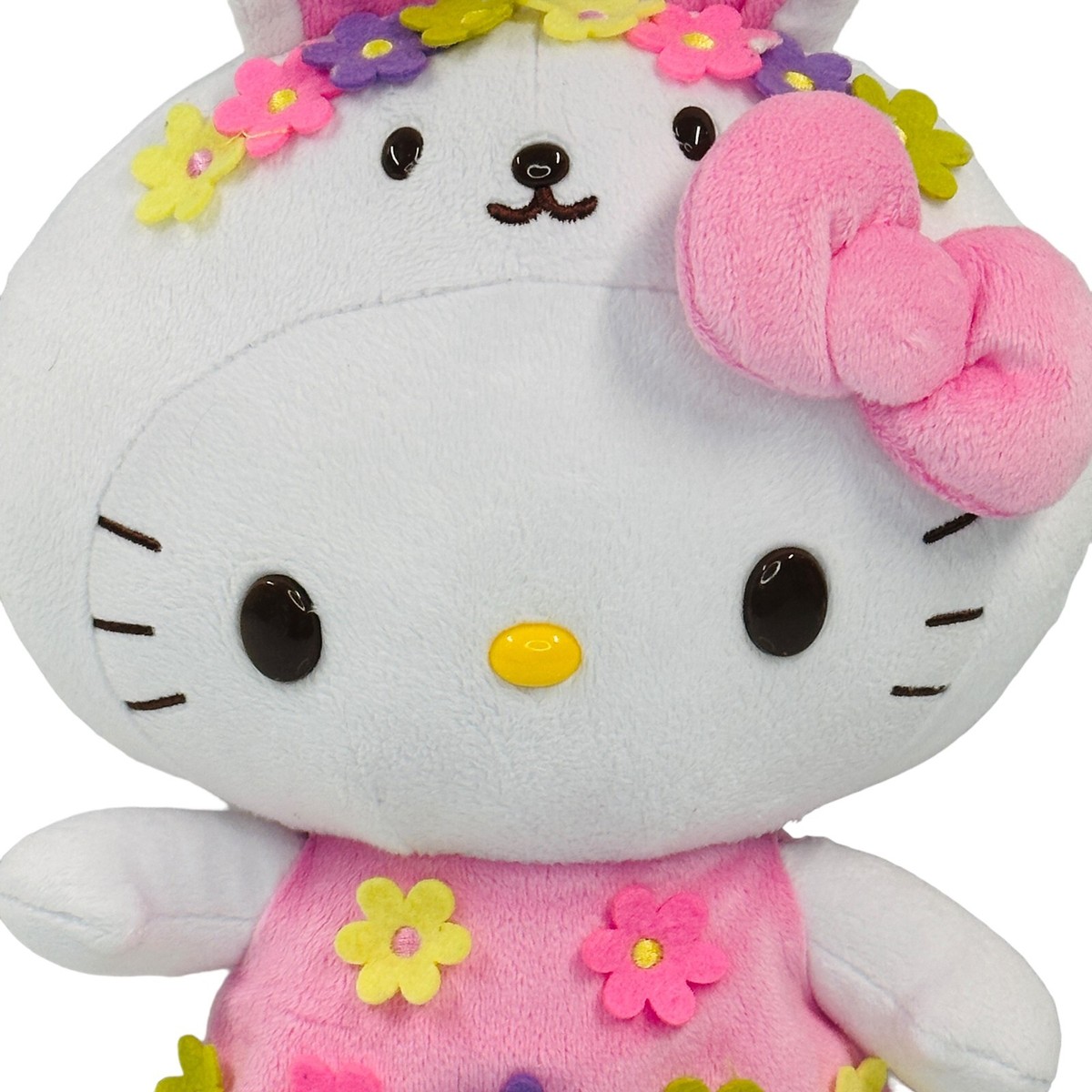 Sanrio Hello Kitty Floral Flower Dress Easter Bunny Plush | eBay
