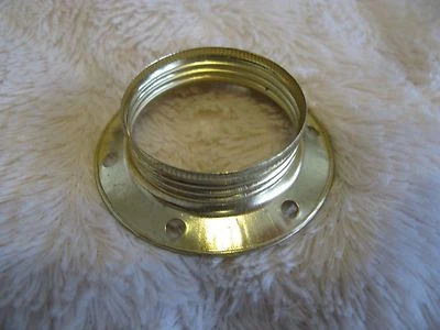 10 x E27 Brass Shade Ring Lamp Light Bulb Holder Job Lot Uk Seller