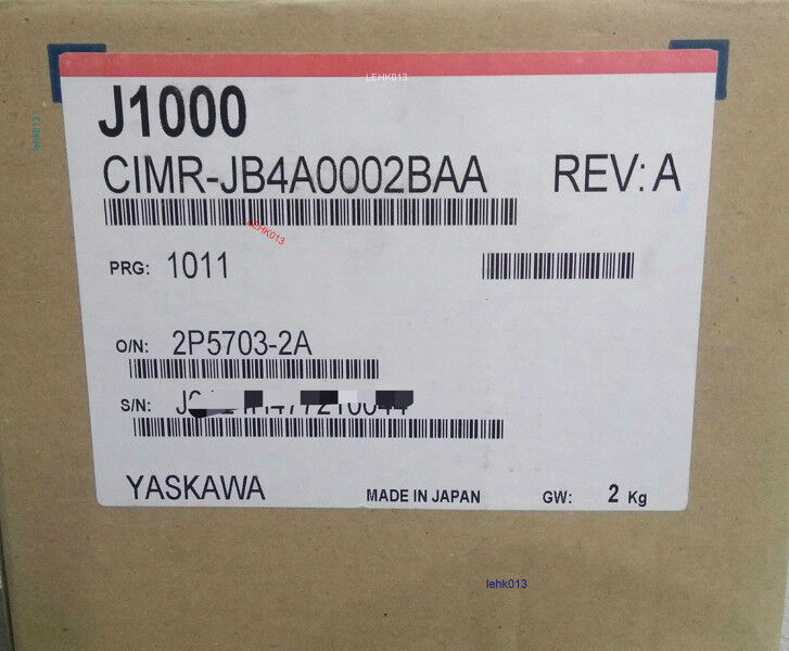 1PC New Yaskawa CIMR-JB4A0002BAA Inverter Urgent Shipment