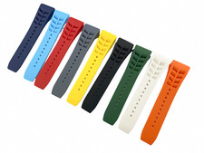 25mm Rubber Silicone Strap Band Fit Richard Mille RM53 RM055 RM011 Watch Buckle