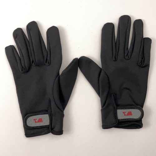 Wells Lamont Black Spandex Gloves Medium With Grip Fingers Palm