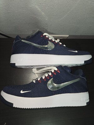 Size 11 - Nike Patriots x Air Force 1 Ultra Flyknit Low 6X Champs