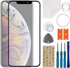 Front Screen Glass Outer Panel Lens Replacement OCA Compatible with iPhone Xs