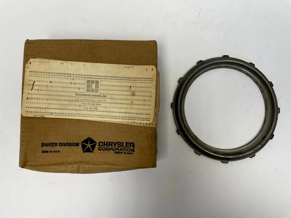1962-1965 Plymouth Dodge A-727 Rear Clutch Front Pressure Plate 2124837 NOS. - Image 3 of 4