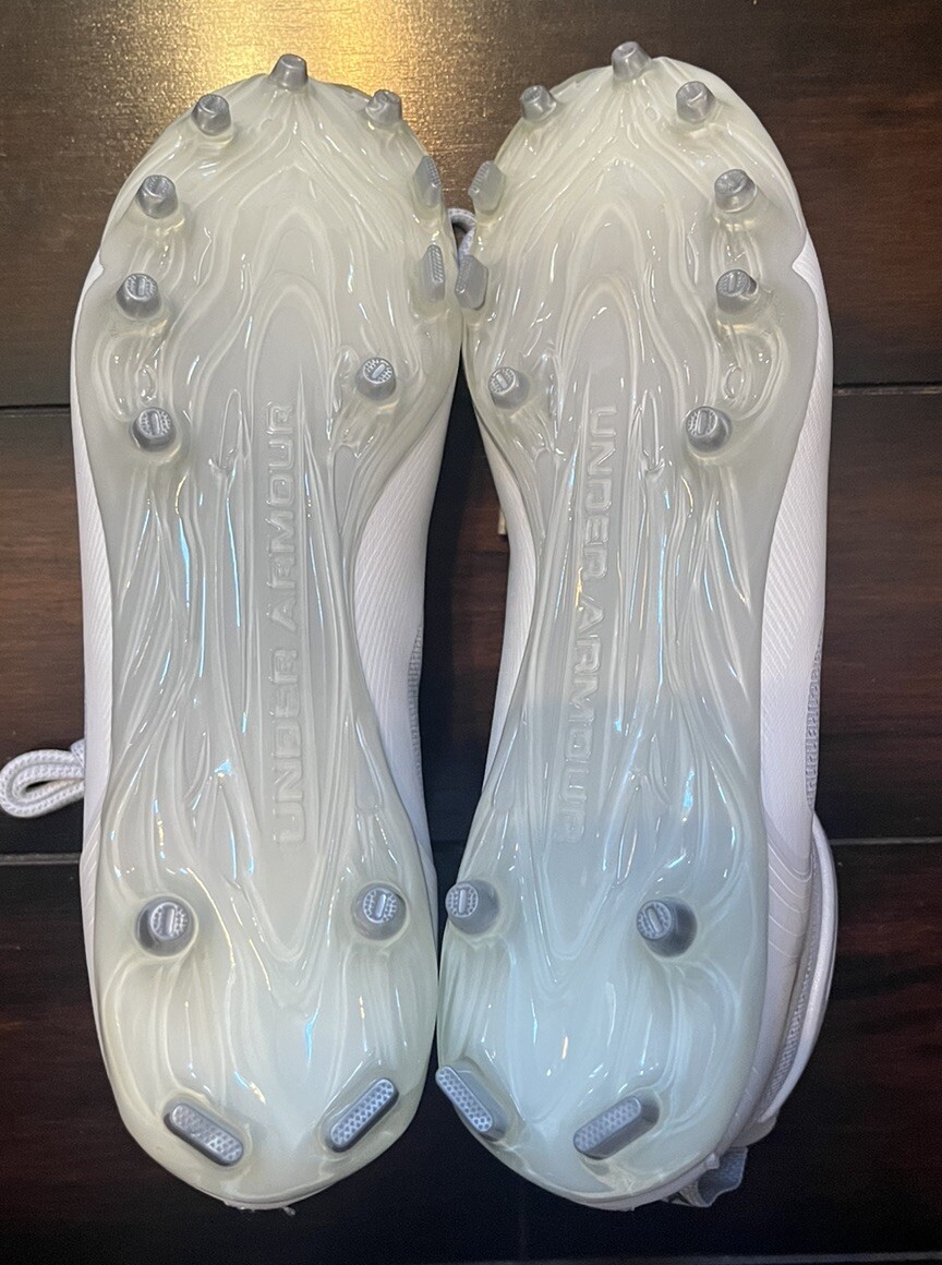 Under Armour Command MC Mid Lacrosse Cleats Size 16 Men\'s White 3025639-100 NWOB Under Armour Men main image 3