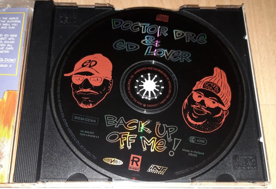 DOCTOR DRE & ED LOVER - Back Up Off Me - Album CD RAP Hip Hop 1994 ERICK SERMON - Bild 4 von 4