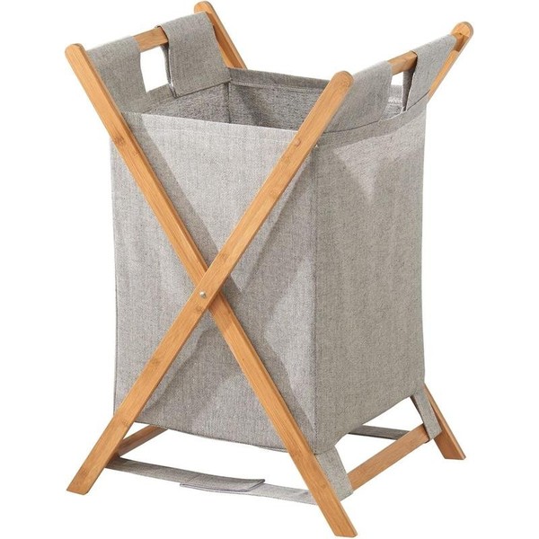 Mdesign Faltbarer WäSchekorb WäSchebox WäSchesammler Bambus Polyester-image