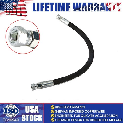 #ad High Pressure 3 8quot; Hydraulic Hose Assembly #6 JIC Female 4800PSI 18quot; $21.89