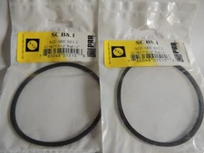 New 2 PRB SCB8.1 Square Cut Belts for VCR Cassette CD/DVD Drive