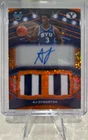 AJ Dybantsa Bowmans Best Prospect Dual Relic Patch Auto Orange #4/25 Player Worn