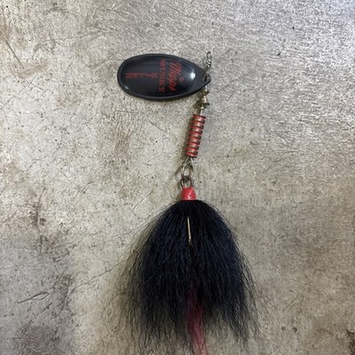 Vtg Mepps Giant Killer  #5  Black Hair France Muskie Fishing Lure