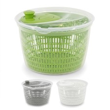 Salad Spinner Drainer Lettuce Washer Kitchen Tool Dryer Strainer Colander Basket