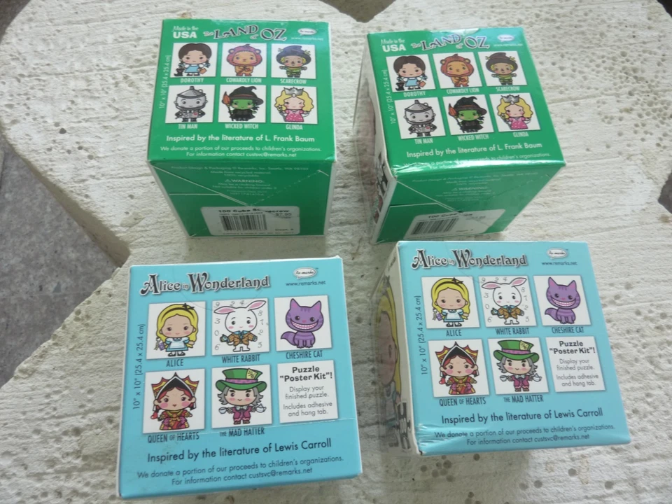Re-marks 100 Large Pieces Puzzles Bundle - The Land Of Oz  & Alice in Wonderland - Image 3 of 3