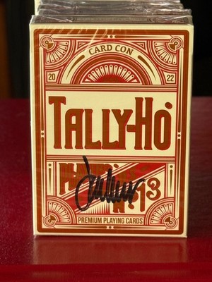 KINGS WILD PROJECT  TALLY-HO  CARD COM. STANDARD DECK SIGNED