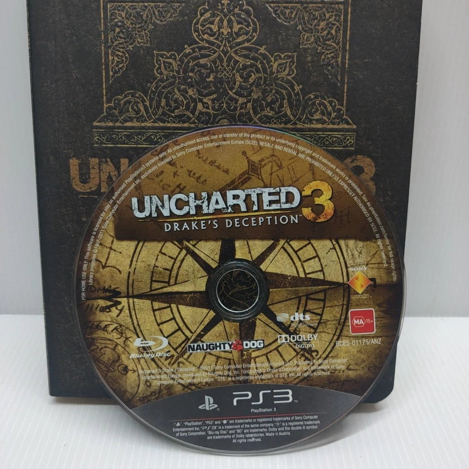 Uncharted 3: Drake's Deception - Special Edition (Sony PlayStation 3, PS3 2011) - Image 4 of 4