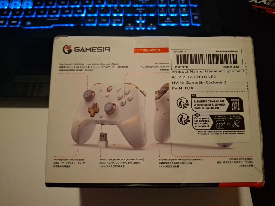 GameSir Cyclone 2 Multi Platform Wireless Game Controller-PC iOS Android Switch - Image 3 of 4