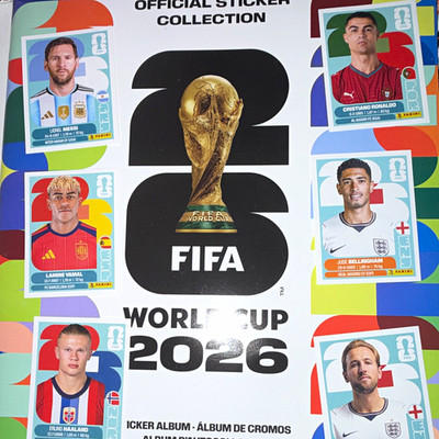 FIFA World Cup 2026 Official Sticker Album + all Stickers (DO NOT BUY OFFER, DM)