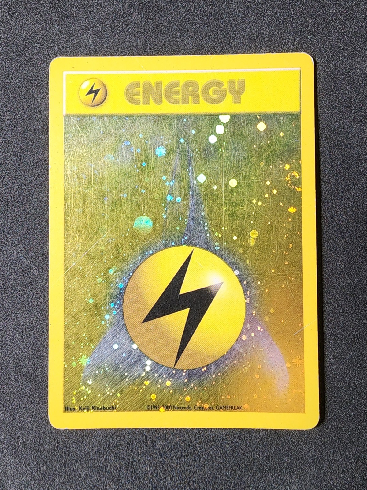Pokemon Card - Lightning Energy WotC 2002 League Promo Energize Holo LP
