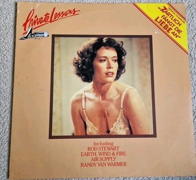 PRIVATE LESSONS SOUNDTRACK LP - ROD STEWART - EARL KLUGH - AIR SUPPLY