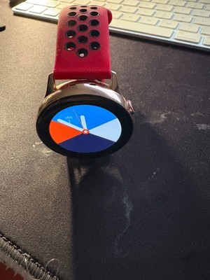 Samsung Galaxy Watch Active - 40mm - Gold w/ red Band (Bluetooth)