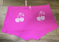 NWT Victoria's Secret PINK Cotton Happy Cherries Boy Short Boxer Panties XL