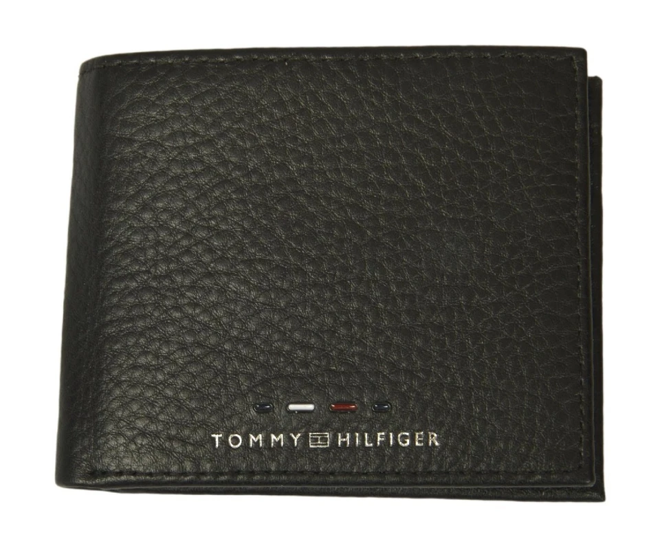 TOMMY HILFIGER Herren-Geldbörse aus Leder mit 6CC-Logo, Artikelnummer XM0XM05358 - Bild 1 von 1