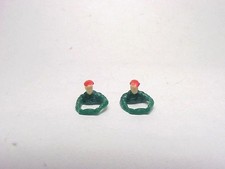 2 VIBRATOR DRIVERS WITH FLESH HEADS  PAINTED CAPS. INJECTION MOLDED PLASTIC