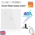 8000W 40A WiFi Water Heater Switch UK Alexa Smart Life App Voice Control White