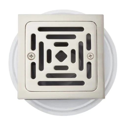 Signature Hardware 948035 Adelphi 4-1/2" Pattern Grate Linear Shower Drain - Picture 3 of 4