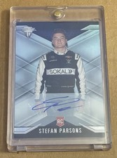 2022 Panini Chronicles Titanium Rookie Auto Stefan Parsons #4 NASCAR B.J. McLeod