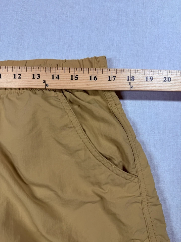 Pantalones Gramicci G para mujer talla L 34x30 enrollables con cinturón amarillo caqui al aire libre senderismo Foto 4 de 4