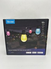 Govee S14 Bulb Outdoor String Lights 2 96FT H702B RGBICW Smart OPEN BOX