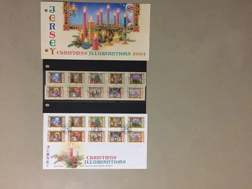 Jersey fdc +MNH set s of ten stamps