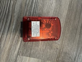 Sega Dreamcast Mad Catz Memory Card Red Transparent