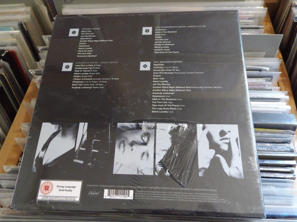 QUEENSRYCHE EMPIRE Super Deluxe Box CD DVD Set Prog Rock, Proressive  Metal NEU - Bild 3 von 4