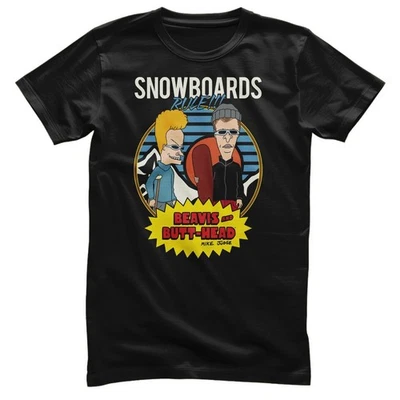 Offiziell Lizenziert Beavis and Butt-Head - Snowboards Rule Herren - Bild 1 von 2