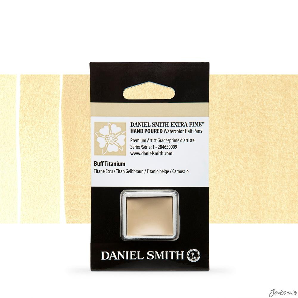 Daniel Smith Watercolour Paint Half Pan PW6:1 Buff Titanium Artist Painting