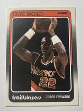 1988-89 Fleer #92 Clyde Drexler HOF Nice Clean Centered Card 🏀🔥(B)