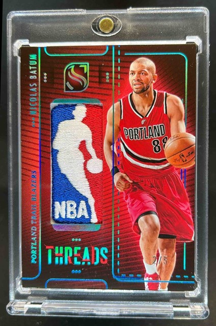 2024-25 Panini Silhouette Nicolas Batum Threads Game Used Logoman Patch #2/5