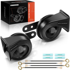 Dual Snail Horn High Low Universal Electric Horns - 12V 110Db Compatible with