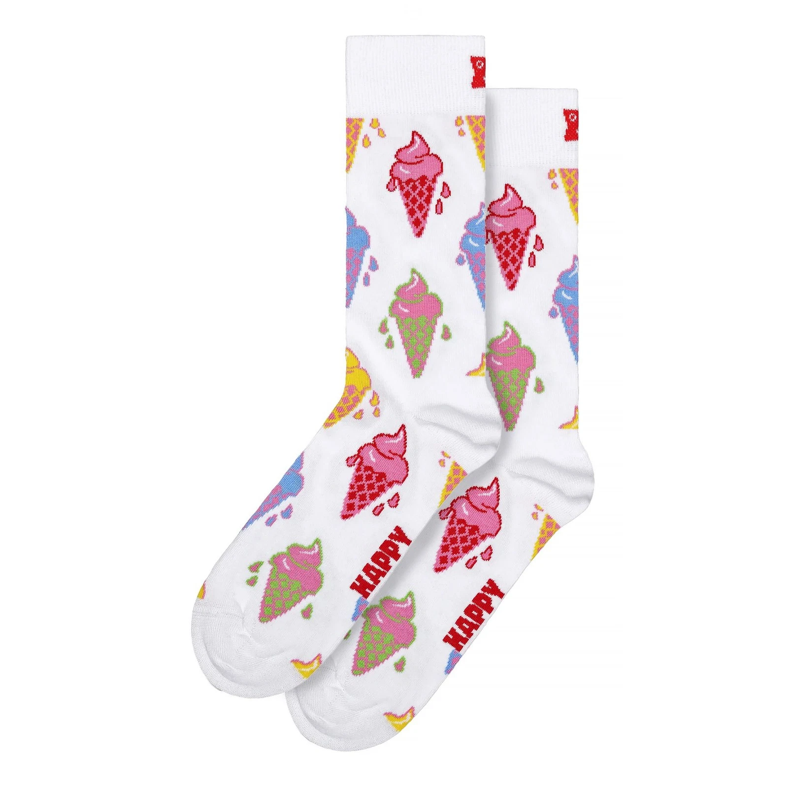 Mens Ice Cream Novelty Socks by Happy Socks - Cotton Patterned Gift Socks