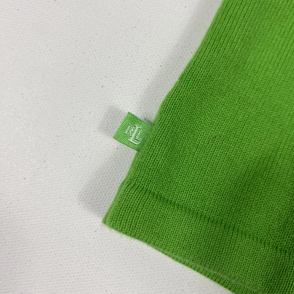 Camiseta sin mangas Lauren Ralph Lauren para mujer grande verde tejida elástica sin mangas concha Foto 2 de 4