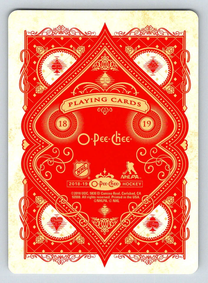 2018-19 O-Pee-Chee Playing Cards #3C Eric Staal (ref 179979) - Image 2 of 2