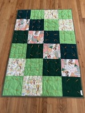 Vtg Petticoats and Pantaloons Bonnet Girl Holly Hobbie / Children At Play Quilt
