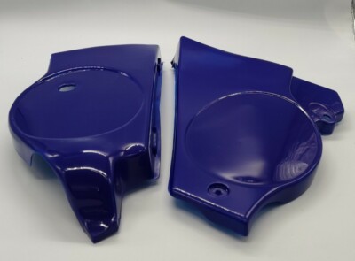 Suzuki TS 185 er 1980 SIDE COVERS PANEL dark blue | eBay