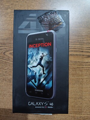 Empty Box ONLY Galaxy S 4G Cell Phone T Mobile Reflex Silver Android Inception