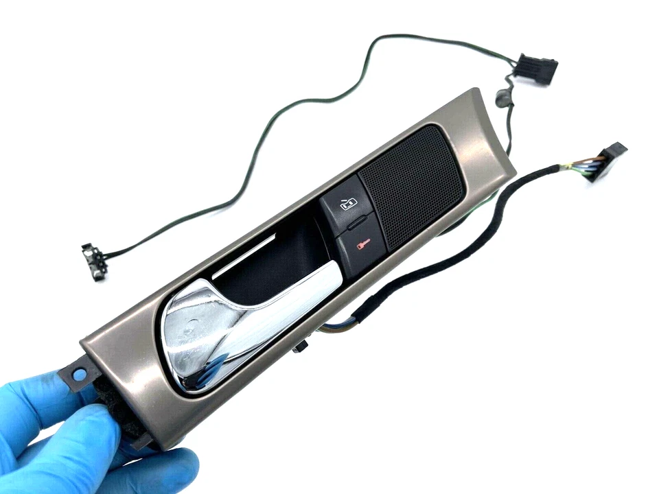 2000-2005 AUDI A6 QUATTRO MAÇANETA INTERNA DO MOTORISTA DIANTEIRO ESQUERDO COM ALTO-FALANTE FABRICANTE DE EQUIPAMENTO ORIGINAL - Imagem 3 de 4